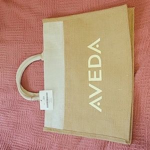 Aveda natural jute summer tote NWT